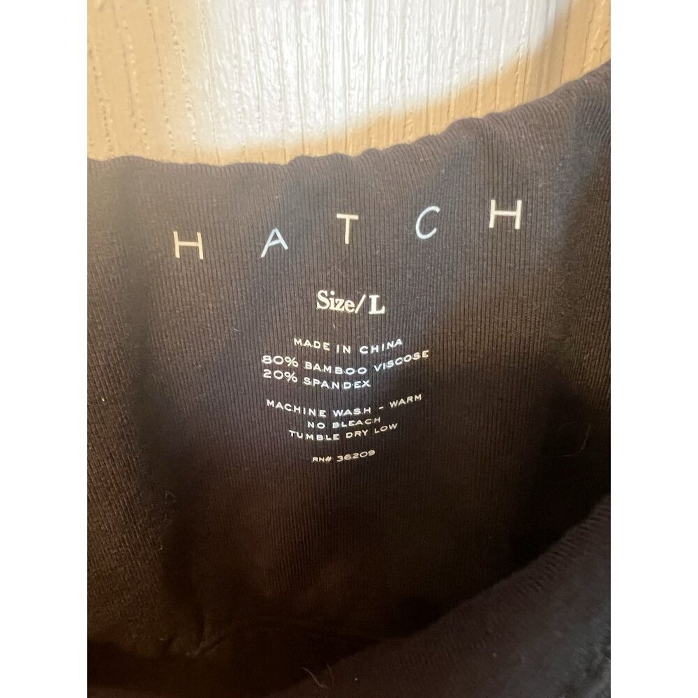 Hatch The Body Tank Dress Large Midi Black Maternity Bodycon Shelf Bra Bamboo - Picture 6 of 6